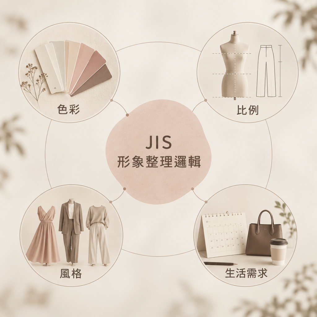 JIS衣櫃整理的色彩比例風格與生活需求
